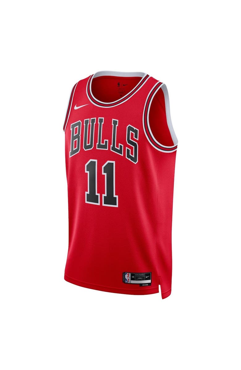 Nike Unisex Nike DeMar DeRozan Red Chicago Bulls Swingman Jersey - Icon Edition, Alternate, color,