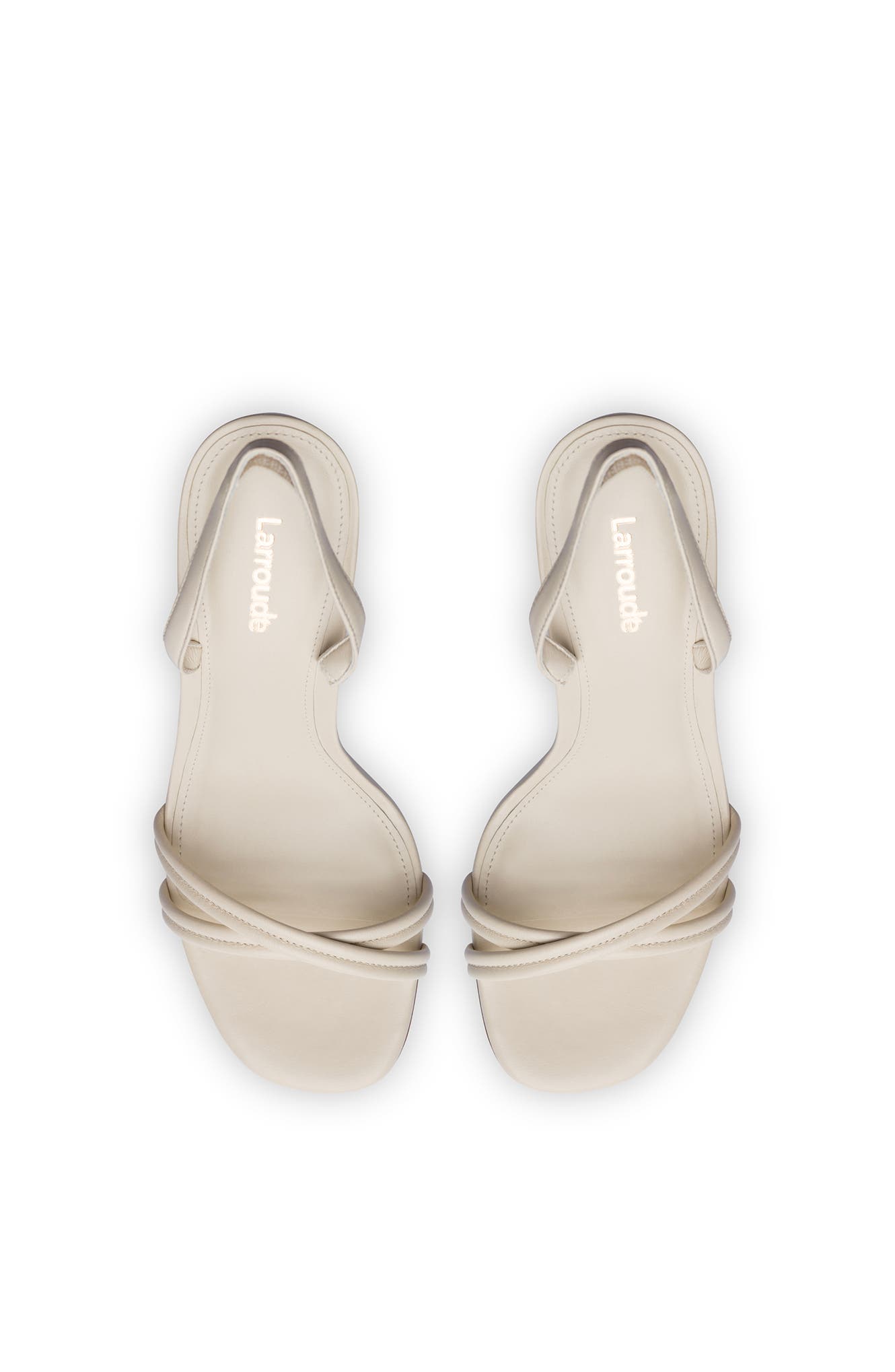 Larroudé Annie Sandal, Alternate, color, Ivory