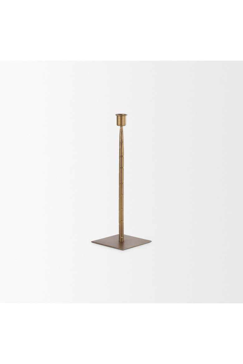 Porter Iron Candle Holder, Alternate, color, Gold