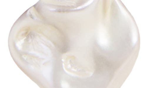 Saachi Faux Pearl Drop Hoop Earrings In Gold/faux Pearl