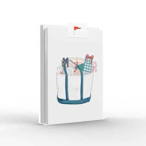 Tote with Presents Greeting Card Pack Set