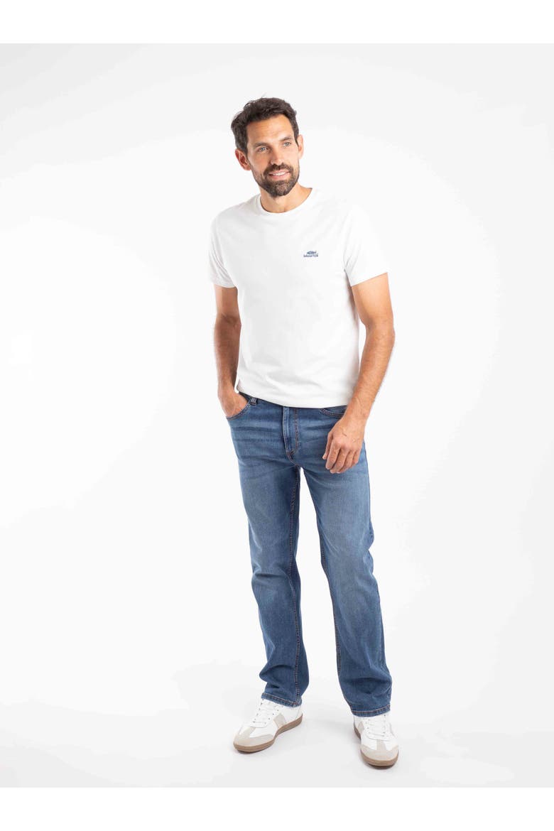 Eddie Straight Leg Denim Jeans, Alternate, color, Indigo