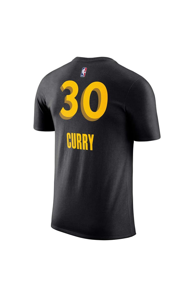 Nike Men's Nike Stephen Curry Black Golden State Warriors 2023/24 City Edition Name & Number T-Shirt, Alternate, color, 