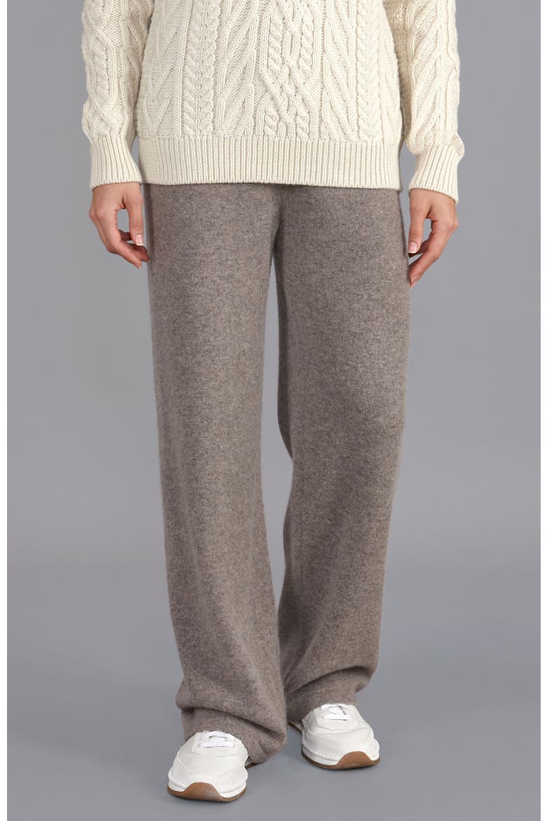 Lucia Lambswool Knitted Trousers, Main, color, Vole