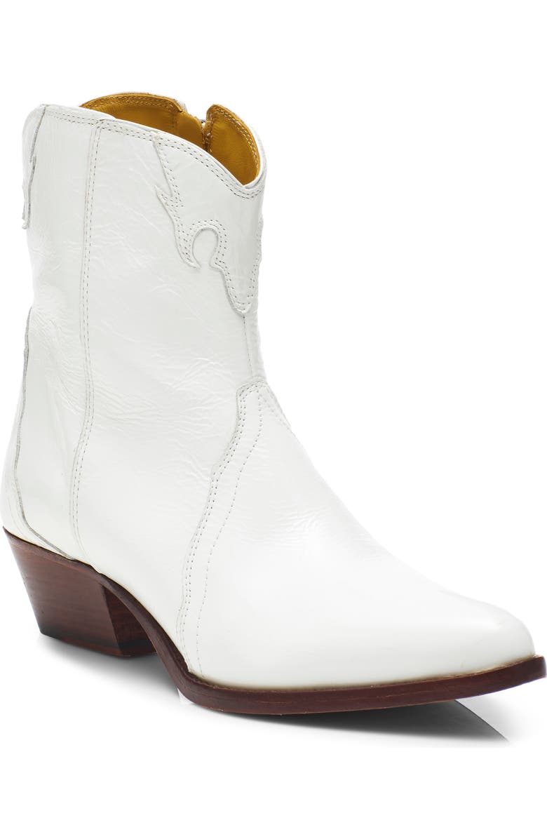 Free People New Frontier Western Bootie, Main, color, White