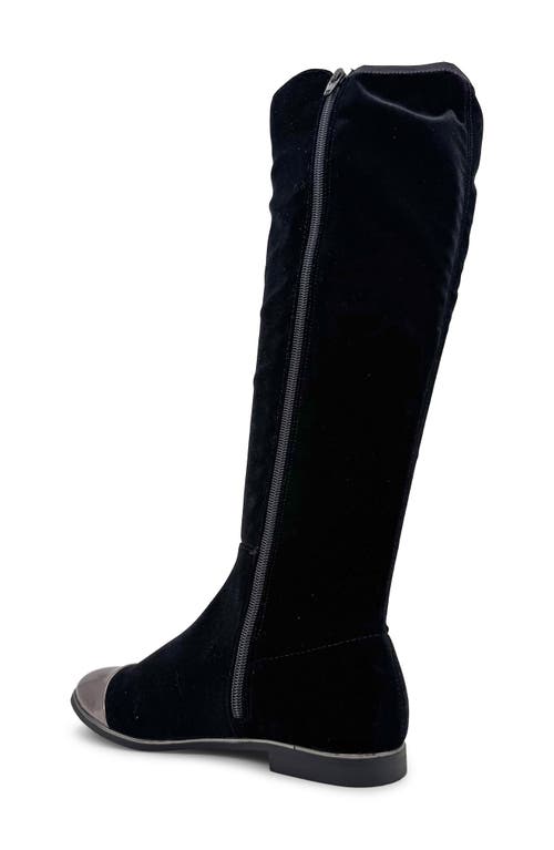 Chelsea Crew Birdy Cap Toe Tall Boot In Black