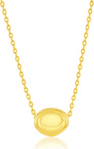 SIMONA Polished Bead Pendant Necklace