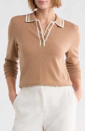 Double Breasted Merino Wool Sweater Blazer