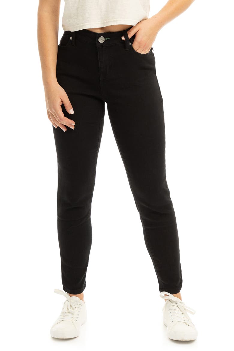 Crop Skinny Jeans, Main, color, BLACK