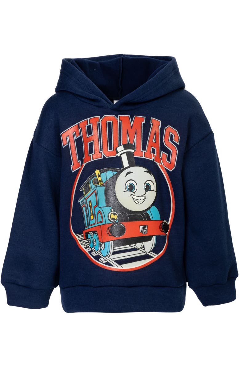THOMAS & FRIENDS Fleece Hoodie, Alternate, color, Thomas Navy Blue