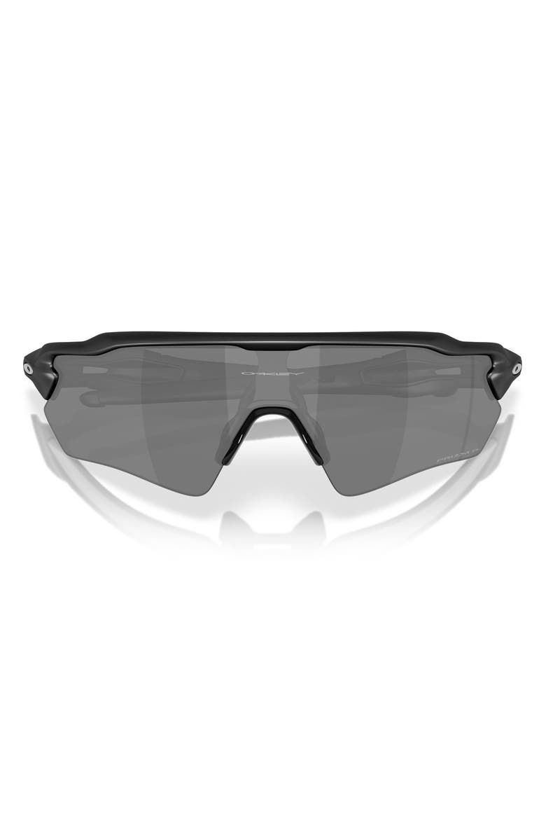 Oakley 131mm Prizm<sup>™</sup> Polarized Rectangular Sunglasses, Alternate, color, Matte Black/ Prizm Black