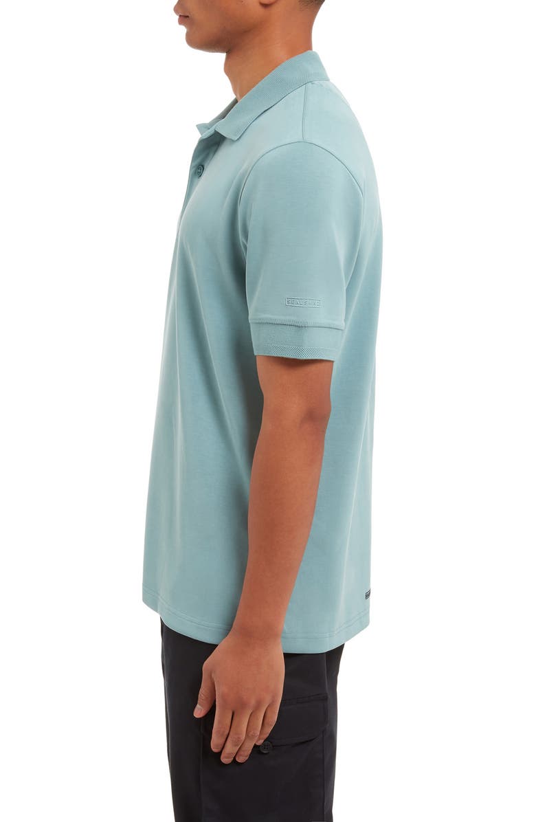 Sealskinz Roydon Soft Touch Polo, Alternate, color, Teal