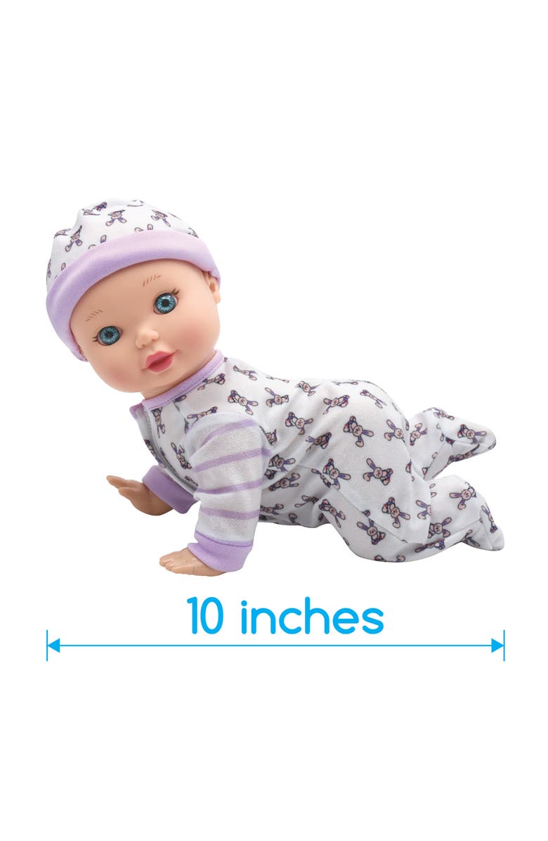 Little Darlings Crawling Baby 10" Baby Doll Playset, 2+, Alternate, color, Multicolored