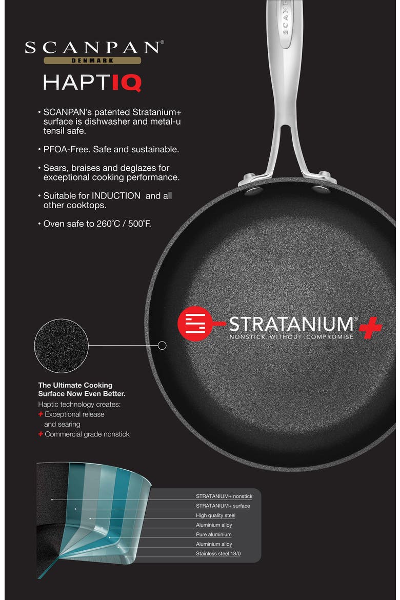 HaptIQ 12.5-Inch Stainless Steel Wok, Alternate, color, SILVER