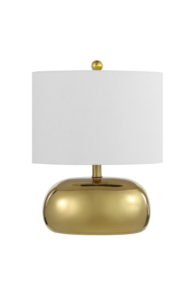 JONATHAN Y Calix Mid-Century Glam Ceramic/Iron LED Table Lamp, Alternate, color,