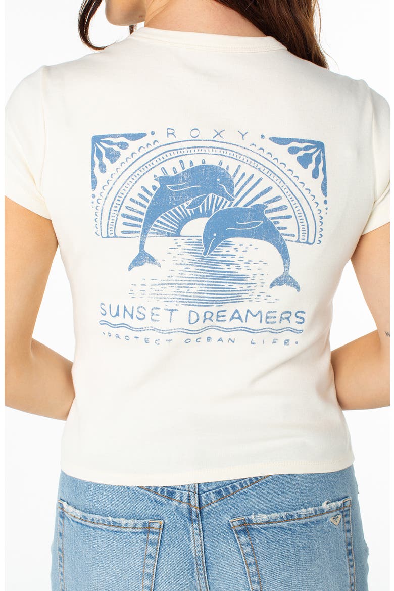 Sunset Dreams '90s Baby T-Shirt, Alternate, color, EGRET SUNSET DREAMS