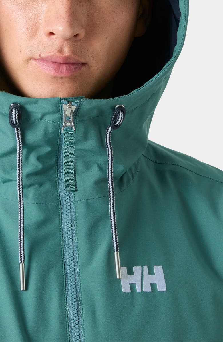 Helly Hansen Sandoy Waterproof Rain Jacket, Alternate, color, Opal Green