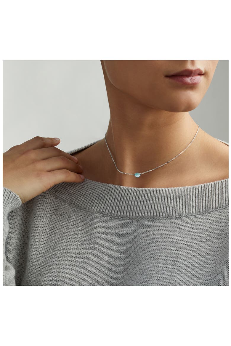 MV Siren™ Mini Nugget Necklace, Alternate, color, SILVER