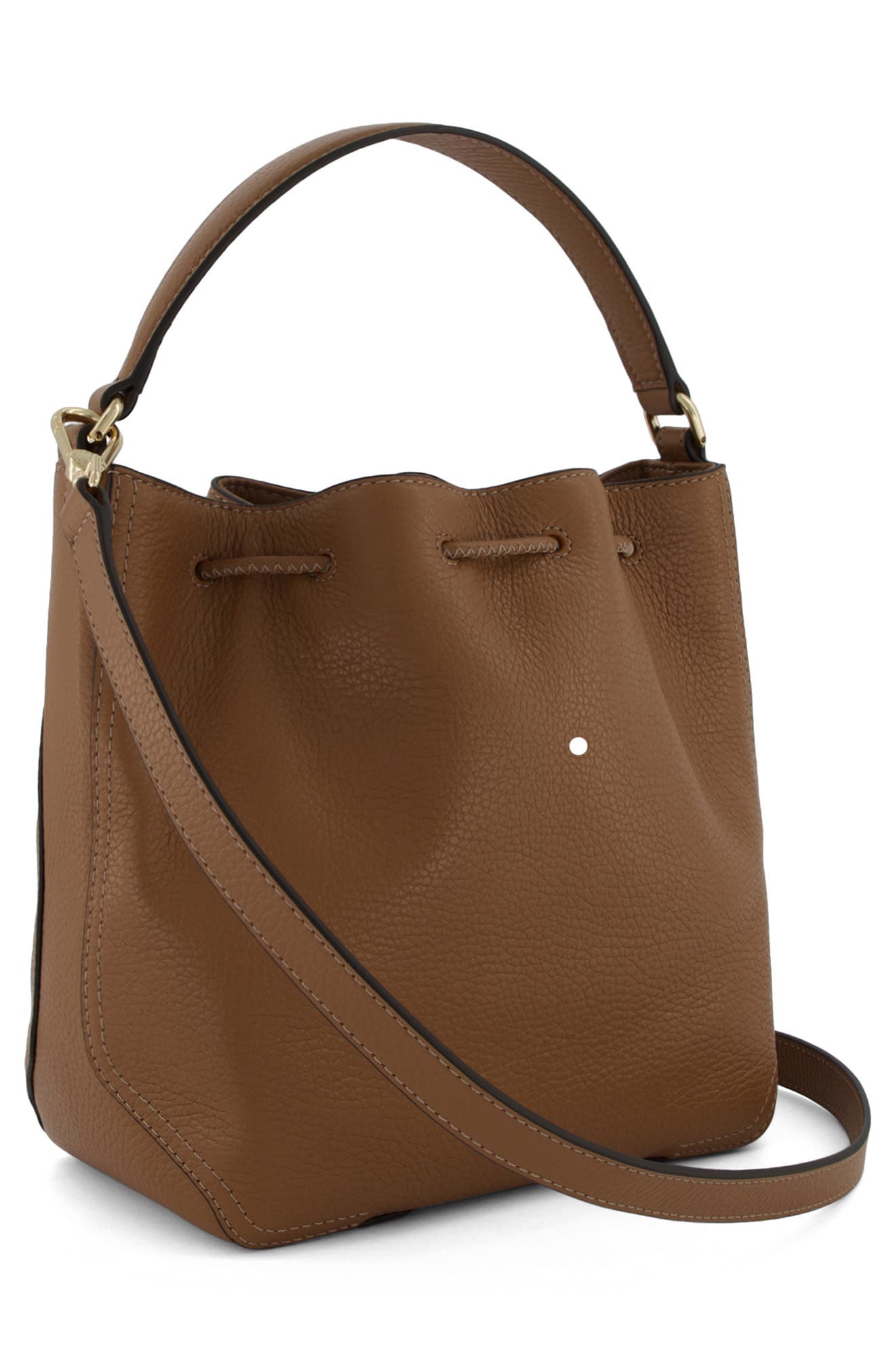 Furla Atena Leather Bucket Bag, Alternate, color, 