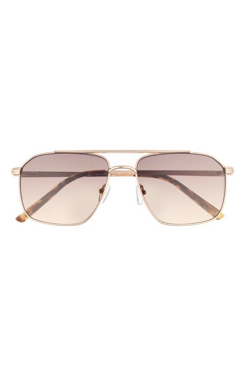 Equator 55mm Aviator Sunglasses