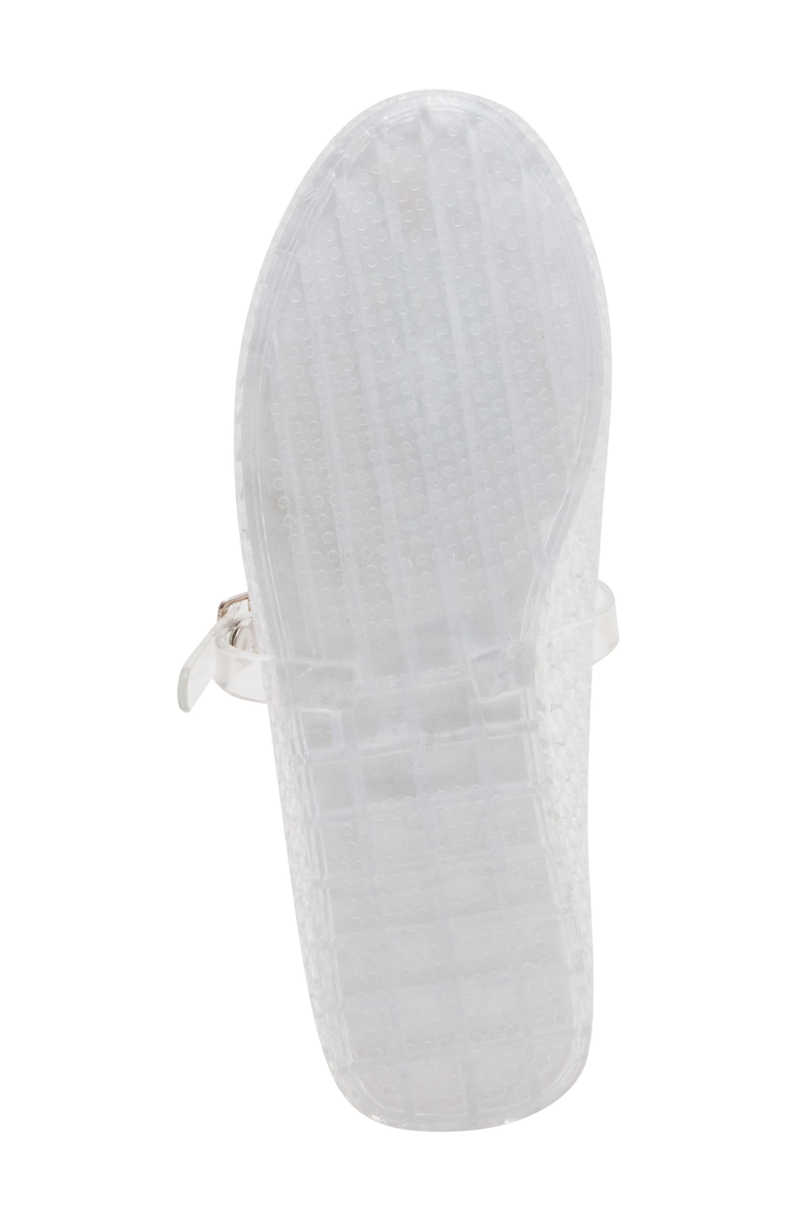 Steve Madden Kids' JKrista Jelly Flat, Alternate, color, Clear