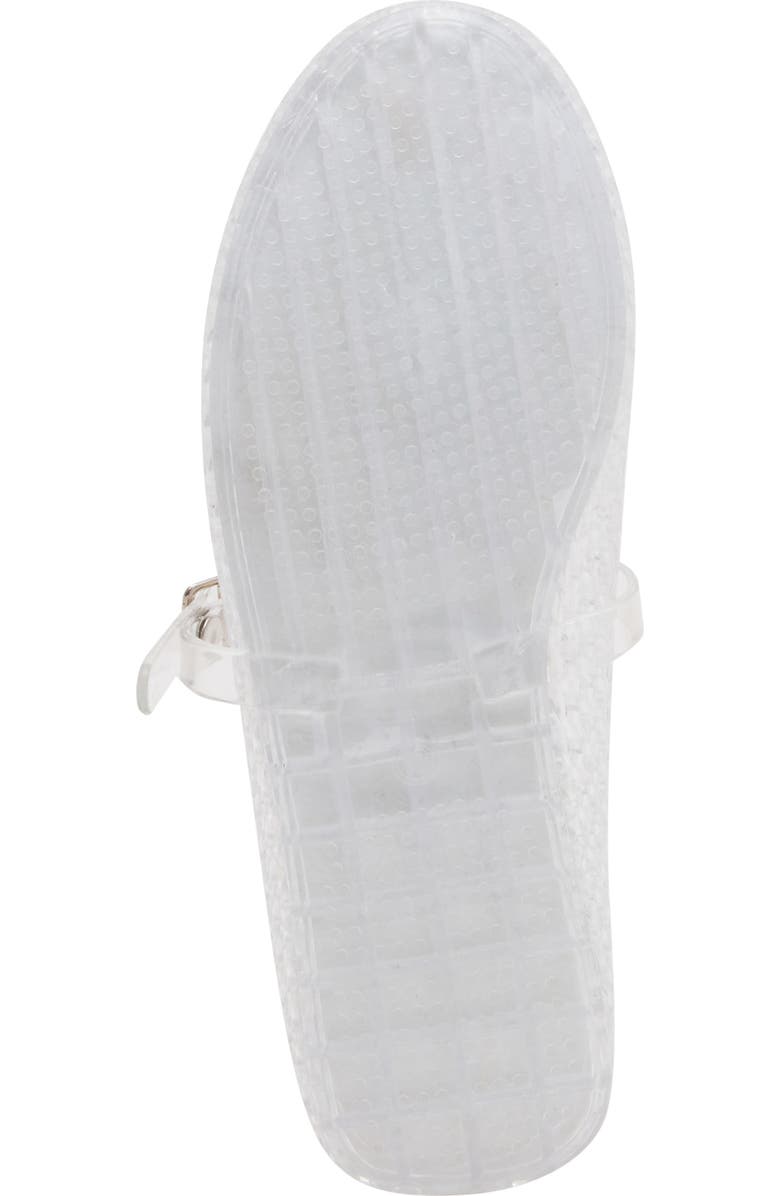 Steve Madden Kids' JKrista Jelly Flat, Alternate, color, Clear