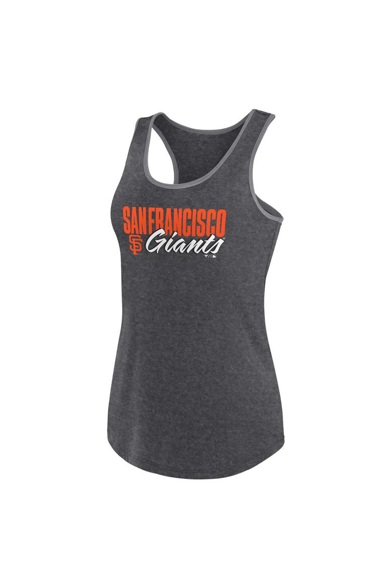 Women's Profile Black San Francisco Giants Plus Size Racerback Tank Top, Alternate, color, Black