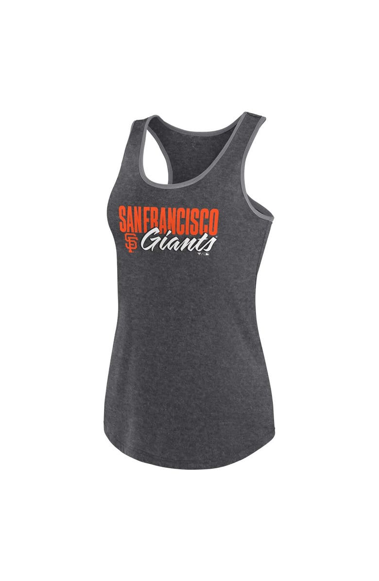 PROFILE Women's Profile Black San Francisco Giants Plus Size Racerback Tank Top, Alternate, color, Black