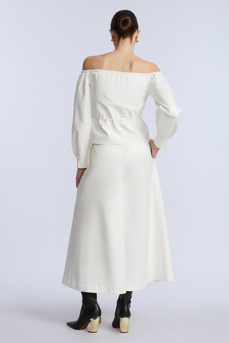 Pleated Front Crop Pant, Alternate, color, Jasmine