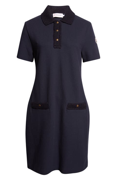 Cotton Piqué Polo Minidress