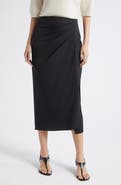 MARELLA Zampa Virgin Wool Midi Skirt
