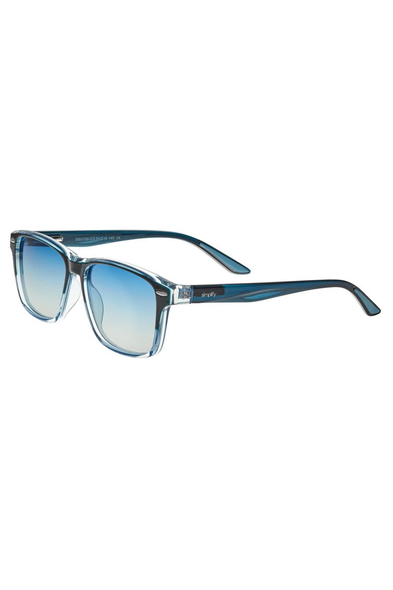 Wilder Polarized Sunglasses, Main, color, Blue/Blue