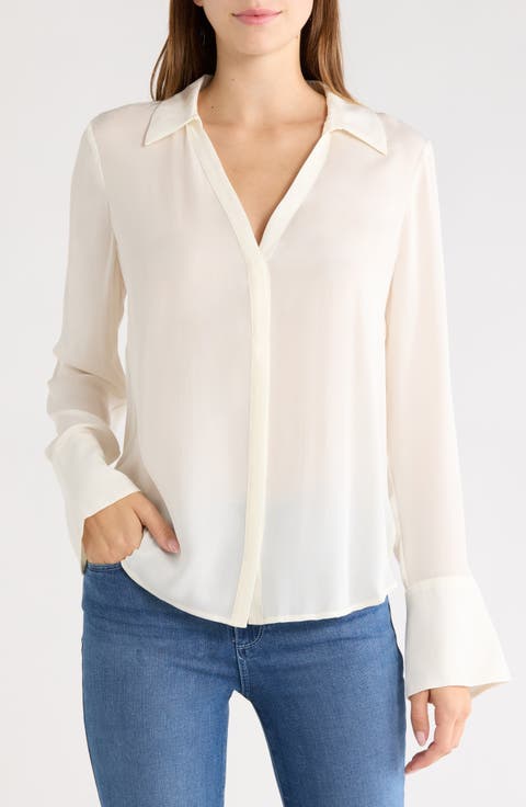Toscani Silk Button-Up Shirt