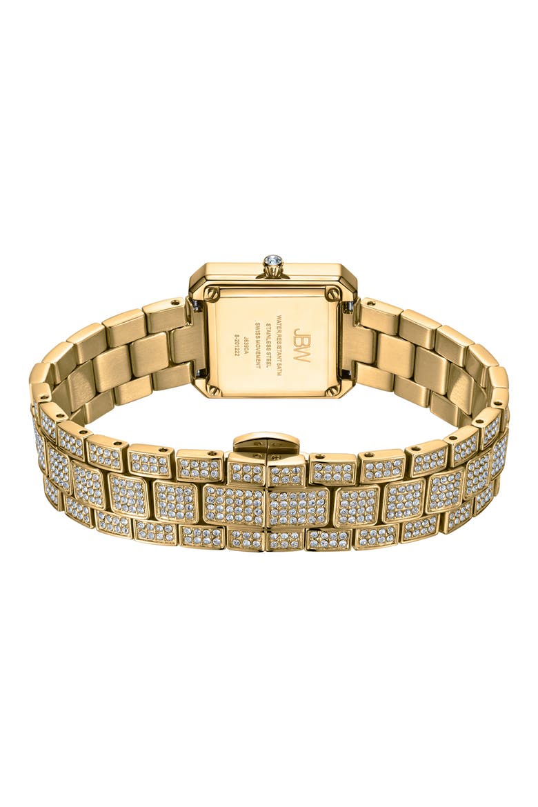 Arc Diamond Bracelet Watch, 23mm, Alternate, color, GOLD