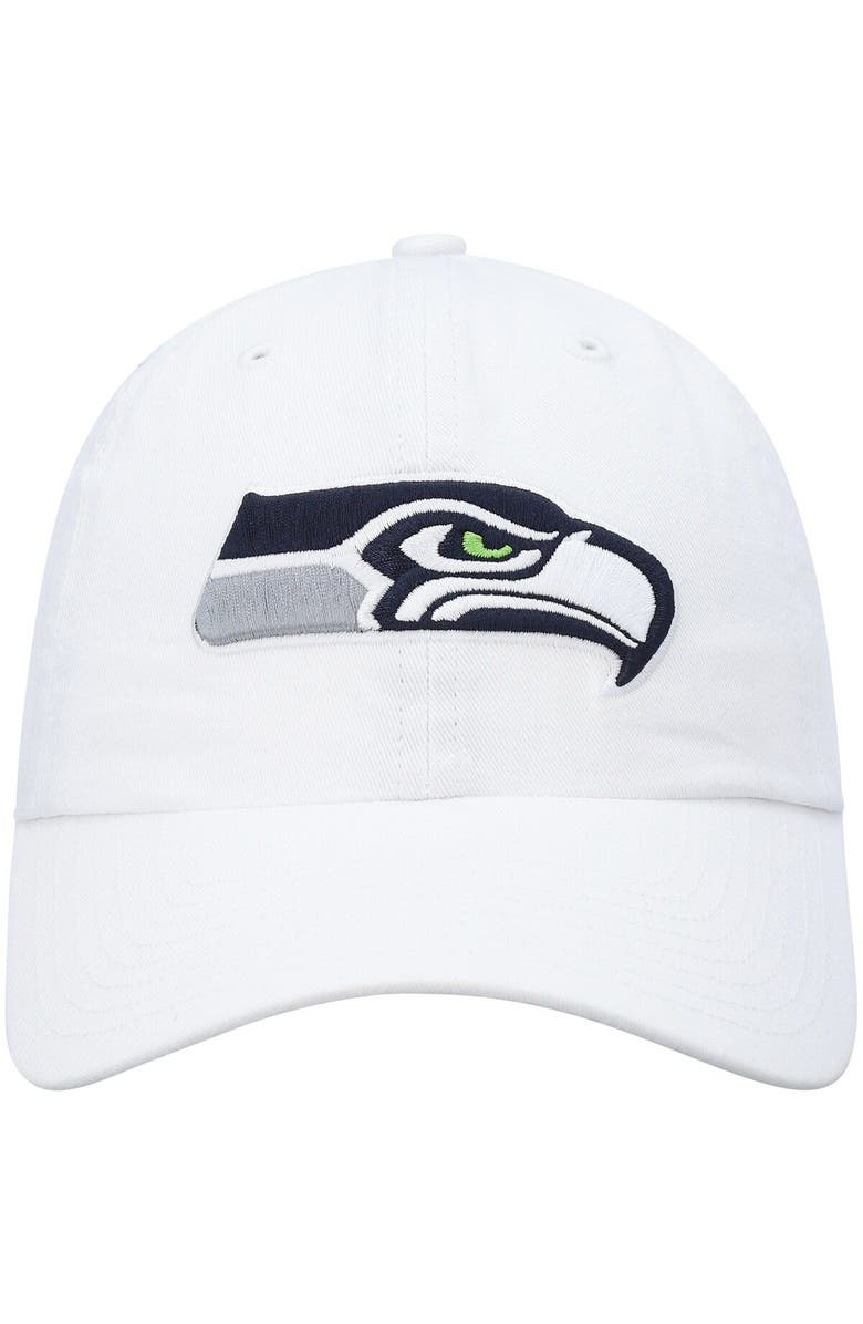 '47 Men's '47 White Seattle Seahawks Clean Up Adjustable Hat, Alternate, color, White