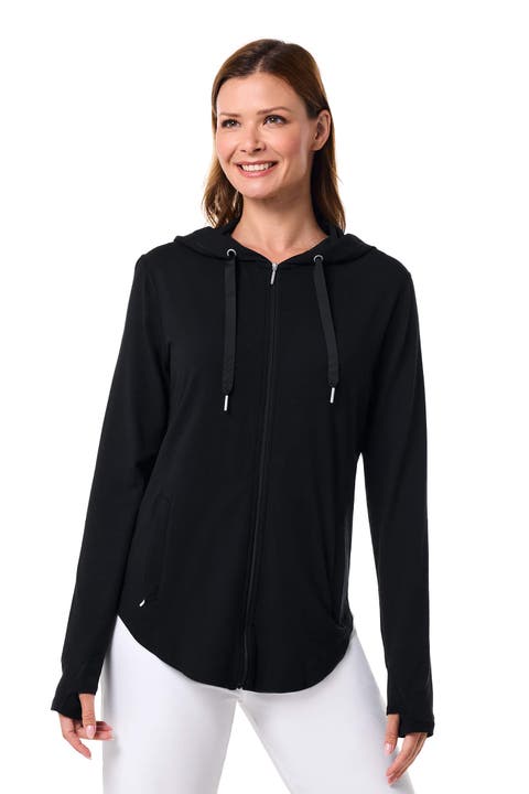 Women's LumaLeo Zip-Up Hoodie, UPF 50+ Sun Protection