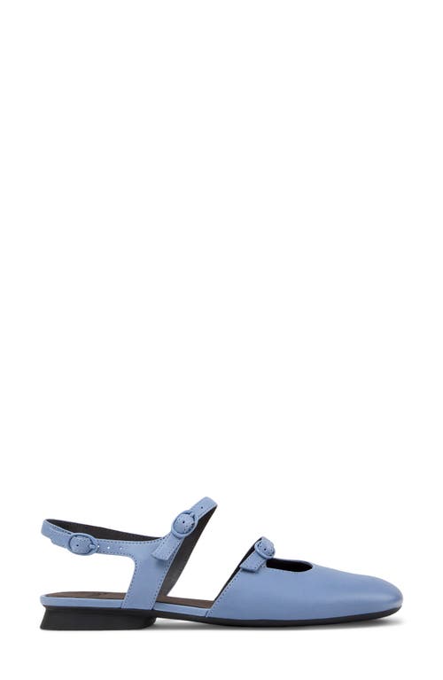 Camper Myra Ankle Strap Flat In Blue