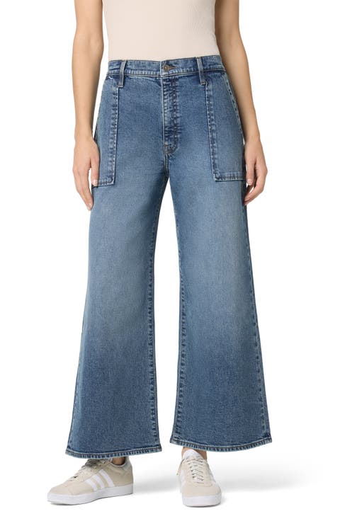 Jolene Wide Leg Ankle Crop Jeans