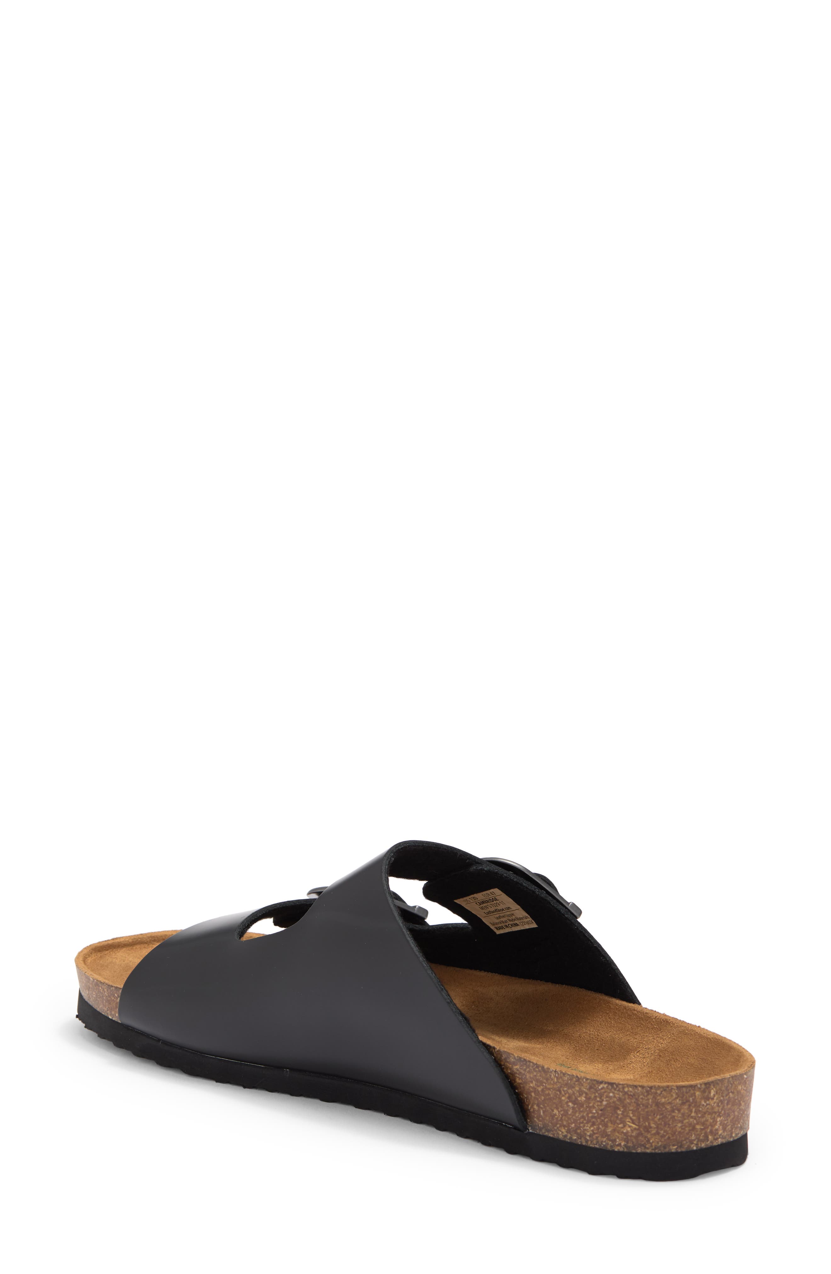 Eastland Cambridge Slide Sandal, Alternate, color, Black