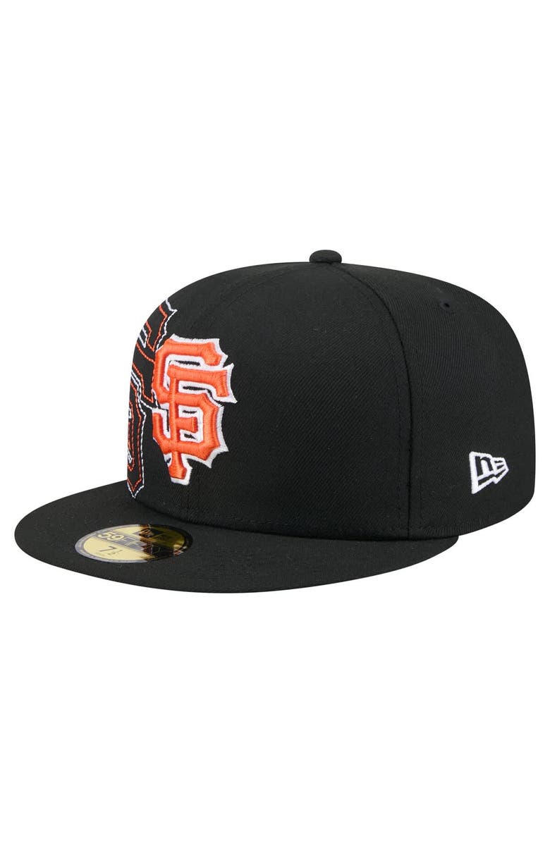 New Era Men's New Era Black San Francisco Giants Yarn Stitch 59FIFTY Fitted Hat, Alternate, color, Black