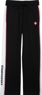 Casablanca Stripe Merino Wool Knit Trousers