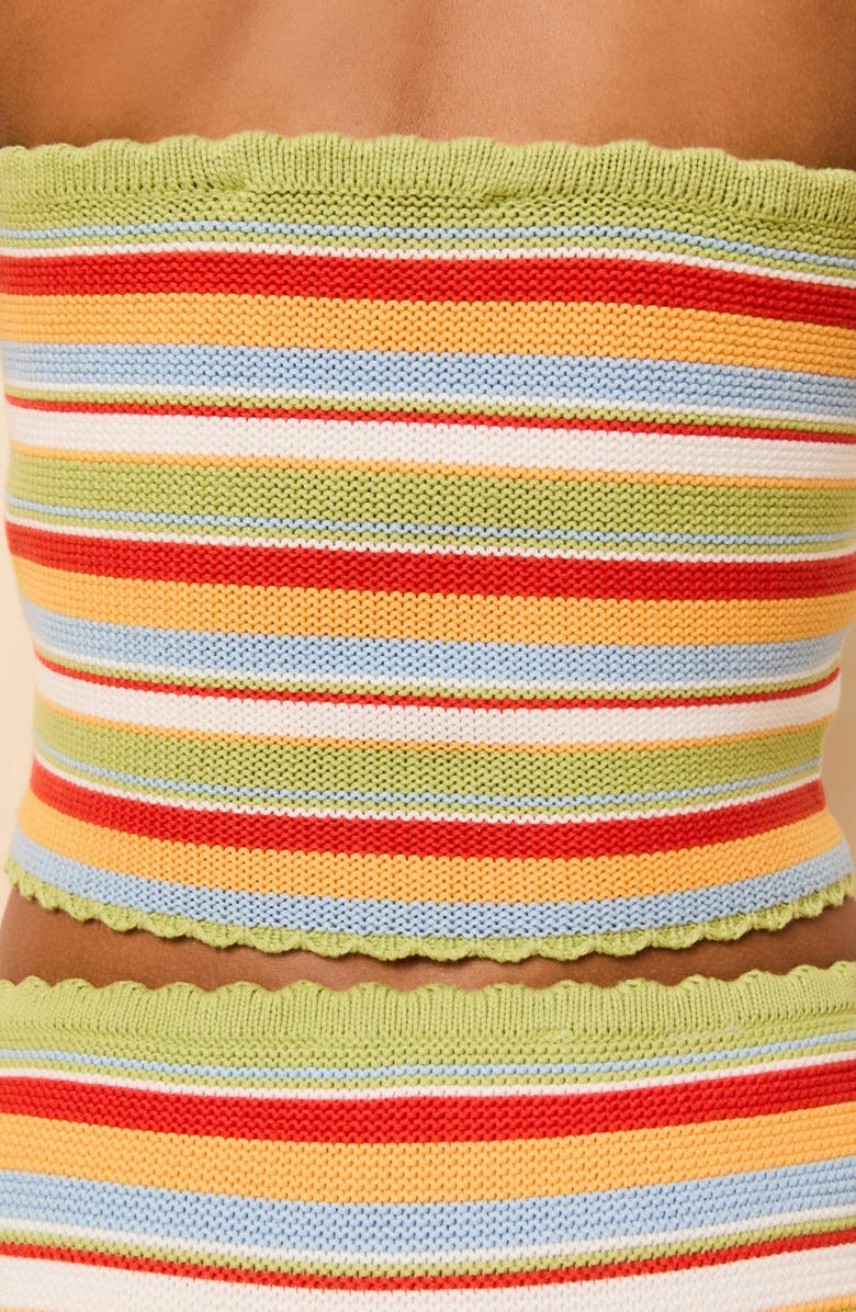 Solid & Striped The Celeste Stripe Knit Skort, Alternate, color, St. Barths Stripe