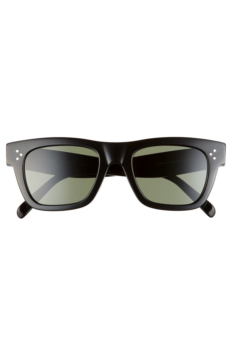 CELINE 51mm Rectangular Sunglasses, Alternate, color,