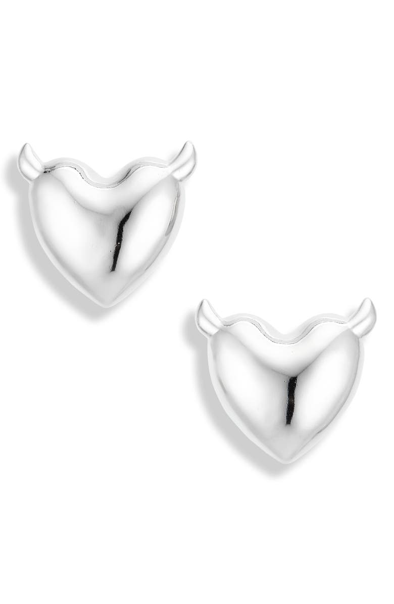 Justine Clenquet Devil Stud Earrings, Main, color, 