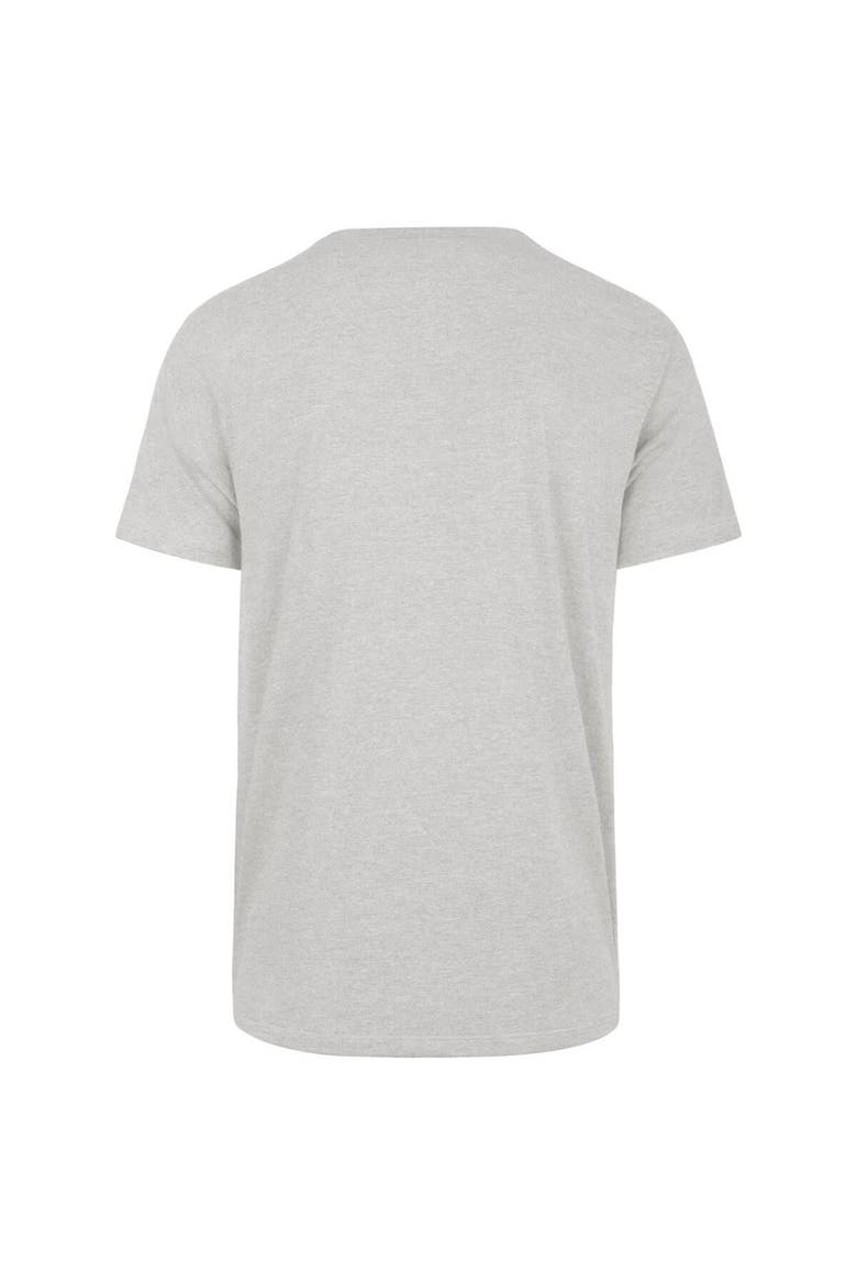 Men's '47  Heather Gray Colorado Buffaloes 1876 Line Press Franklin T-Shirt, Alternate, color, Heather Gray