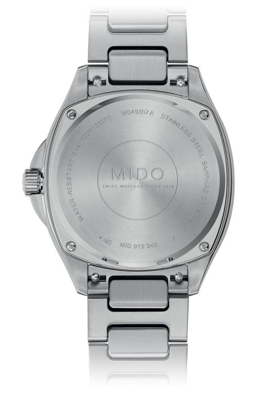 Mido Multifort Square Automatic Bracelet Watch, 40mm In Metallic