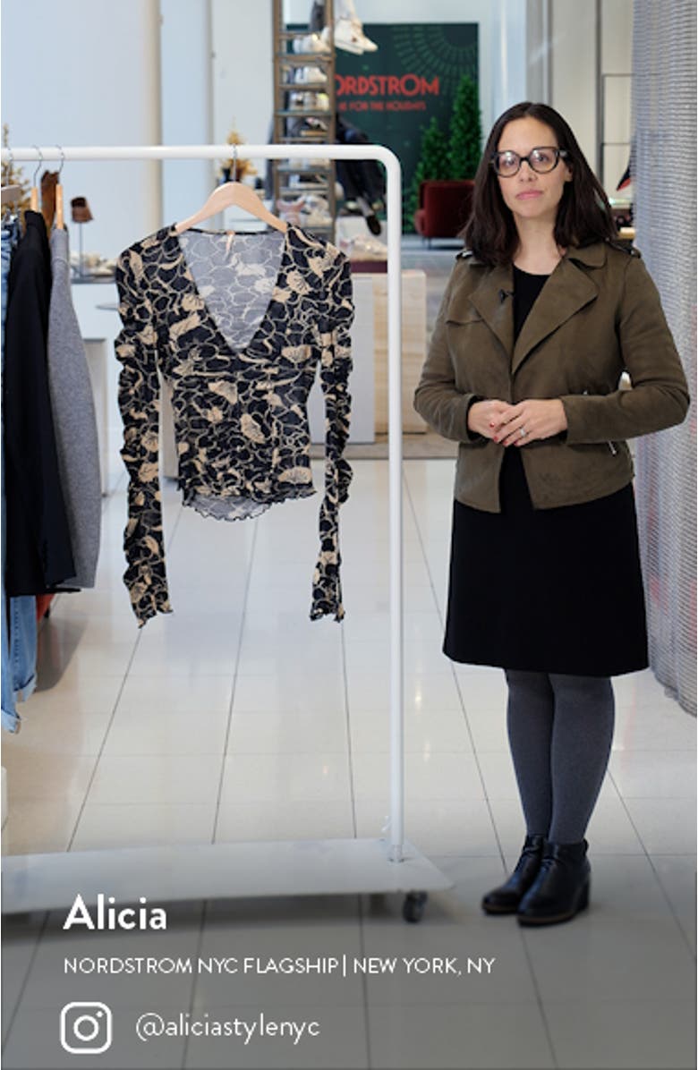 Through the Meadow Ruched Mesh Top, sales video thumbnail