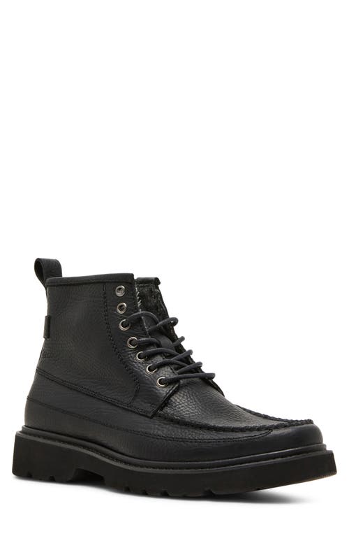 Steve Madden Daviston Moc Toe Boot In Black