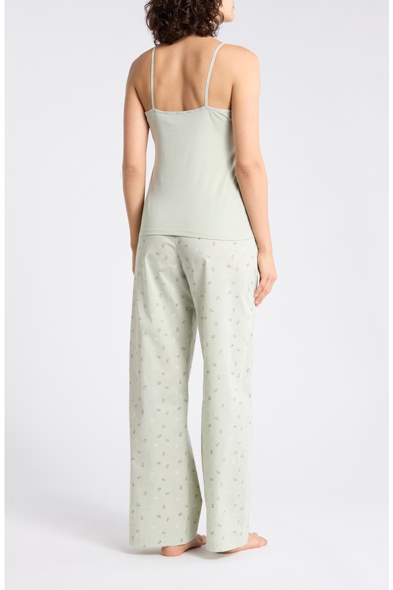 Camisole Long Pajamas, Alternate, color, MISTY SAGE/ MISTY SAGE