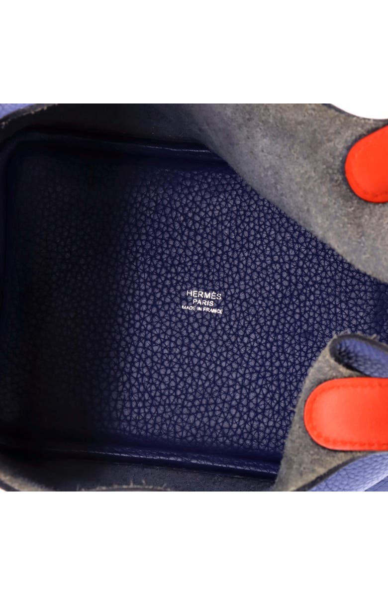 Pre-Owned Hermes Eclat Picotin Lock Bag Clemence PM, Alternate, color, Bleu Brighton